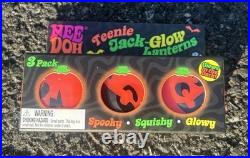 NeeDoh Calendar Halloween Funky Frights & Teenie Jack Glow Lantern Bundle Lot