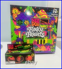 NeeDoh Funky Frights Squish-O-Ween Advent Calendar 13pc Glow in the Dark