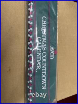 New 1987 AVON Christmas Countdown Advent Calendar with MOUSE Factory Sealed