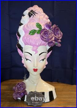 New 2025 Bella Lux Retro Pink Frankenstein Bride Bust 18 Halloween EARRING GONE