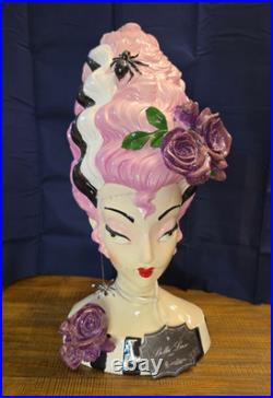 New 2025 Bella Lux Retro Pink Frankenstein Bride Bust 18 Halloween EARRING GONE