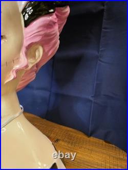 New 2025 Bella Lux Retro Pink Frankenstein Bride Bust 18 Halloween EARRING GONE