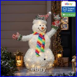 New 2025 Premium Christmas Snowman Outdoor Decorations LED Light Yard Decor US