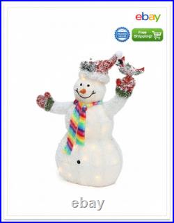 New 2025 Premium Christmas Snowman Outdoor Decorations LED Light Yard Decor US