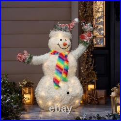 New 2025 Premium Christmas Snowman Outdoor Decorations LED Light Yard Decor US