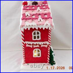 New 2025 Trimsetter Gingerbread House Light Up LED Pet Shop 11.8T x 8L x 6.5