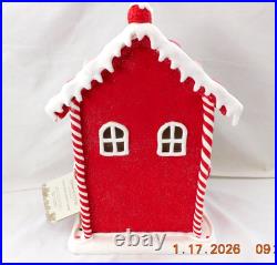 New 2025 Trimsetter Gingerbread House Light Up LED Pet Shop 11.8T x 8L x 6.5
