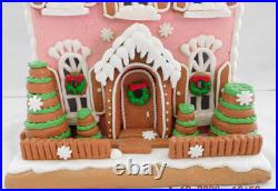 New 2025 Trimsetter Gingerbread Pink House II Light Up LED 12.6T x 8.9W