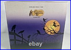 New 2026 Cracker Barrel Stained Glass Witch Hat Lamp Halloween Decor