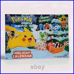 New 2026 Pokémon Holiday Advent Calendar Jazwares 24 Gifts 41 Pieces Sealed