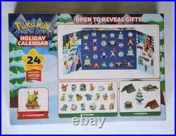 New 2026 Pokémon Holiday Advent Calendar Jazwares 24 Gifts 41 Pieces Sealed