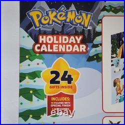 New 2026 Pokémon Holiday Advent Calendar Jazwares 24 Gifts 41 Pieces Sealed