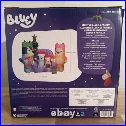 New 6.6' Bluey Family Christmas Inflatable 2025 Gemmy Indoor Outdoor Yard Decor