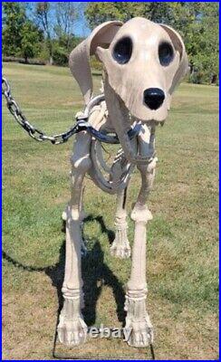 New 7ft FT Skeleton Dog Skelly Home Accent Halloween 2024 Home Depot FAST SHIP