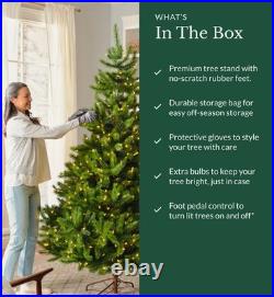 New Balsam Hill 7.5ft Slim Cathedral Fir LED Clear Fairy Lights Christmas Tree New Balsam Hill 7.5ft Slim Cathedral Fir LED Clear Fairy Lights Christmas Tree