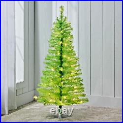 New Best Choice Prelit Colored Christmas Tree 4ft Artificial Tree Holiday