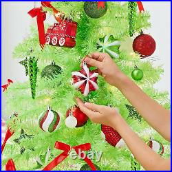New Best Choice Prelit Colored Christmas Tree 4ft Artificial Tree Holiday