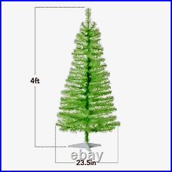 New Best Choice Prelit Colored Christmas Tree 4ft Artificial Tree Holiday