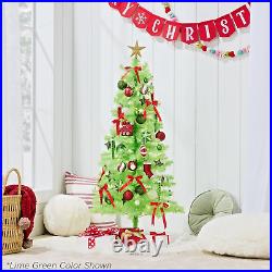New Best Choice Prelit Colored Christmas Tree 4ft Artificial Tree Holiday