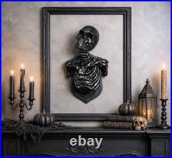 New Christian Siriano New York Halloween 3-D Gothic Skull Skeleton Wall Hanging
