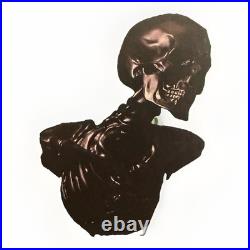 New Christian Siriano New York Halloween 3-D Gothic Skull Skeleton Wall Hanging