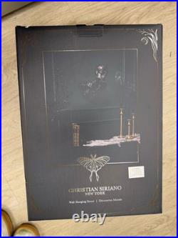 New Christian Siriano New York Halloween 3-D Gothic Skull Skeleton Wall Hanging
