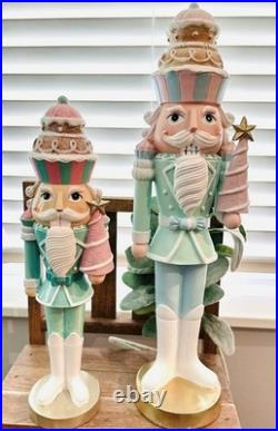 New Christmas SET 18 & 12 Pastel Aqua Blue Nutcracker Cupcake Bundle