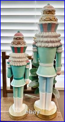 New Christmas SET 18 & 12 Pastel Aqua Blue Nutcracker Cupcake Bundle