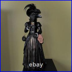 New HALLOWS EVE 20 Victorian Raven Couple Viral Halloween 2026 Decor NWT