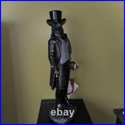 New HALLOWS EVE 20 Victorian Raven Couple Viral Halloween 2026 Decor NWT