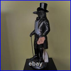 New HALLOWS EVE 20 Victorian Raven Couple Viral Halloween 2026 Decor NWT