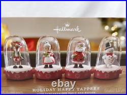 New Hallmark Holiday Christmas Happy Tappers Set Santa Mrs. Claus Reindeer 2024