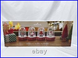 New Hallmark Holiday Christmas Happy Tappers Set Santa Mrs. Claus Reindeer 2024
