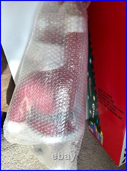 New In Box RARE Barcana Vintage Santa Claus Fiberglass 27 Santa On Rope New In Box RARE Barcana Vintage Santa Claus Fiberglass 27 Santa On Rope