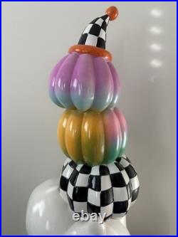New Mackenzie Childs DUPE Trick Or Treat Ghost With Pumpkins (not illuminated)