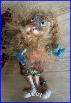 New One Hundred & 80 Degrees Storybook Dorothy Lion Tinman Scarecrow Ornaments