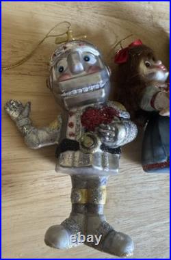 New One Hundred & 80 Degrees Storybook Dorothy Lion Tinman Scarecrow Ornaments