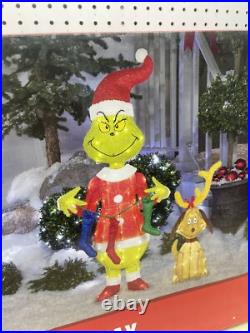 New Outdoor Lighted Grinch Max Holiday Lawn Decor LED Lights Lawn Decor 4.1