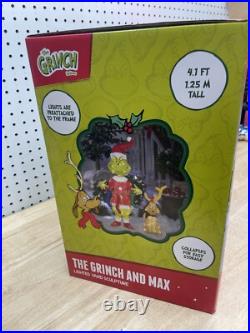 New Outdoor Lighted Grinch Max Holiday Lawn Decor LED Lights Lawn Decor 4.1
