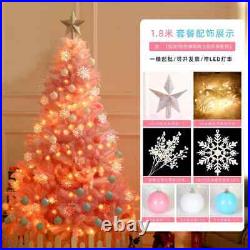 New Pink Christmas Tree Set DIY 180cm Xmas Gift