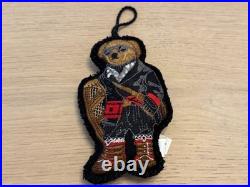New Polo Ralph Lauren Christmas Holiday Bear Sweater Cowboy Hat Ornament Set