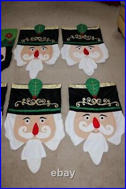 New Set of 8 NUTCRACKER CHAIR COVERS Quality