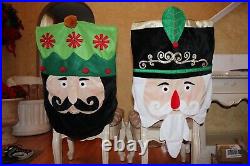 New Set of 8 NUTCRACKER CHAIR COVERS Quality