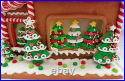 New Trimsetter Gingerbread House Light Up LED Christmas Tree Store 15T x 12.5L