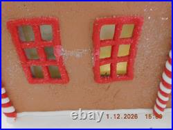 New Trimsetter Gingerbread House Light Up LED Christmas Tree Store 15T x 12.5L