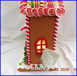 New Trimsetter Gingerbread House Light Up LED Christmas Tree Store 15T x 12.5L