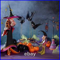 Nib Retired Patience Brewster Mackenzie Childs 28.5 Crystal Ball Witch Figure