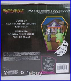 Nightmare Before Christmas Halloween Inflatable Archway Jack Oogie Boogie