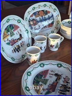 Nikko Americana Christmas Dinnerware Design By Charles Wysocki 31 Piece Grouping Nikko Americana Christmas Dinnerware Design By Charles Wysocki 31 Piece Grouping