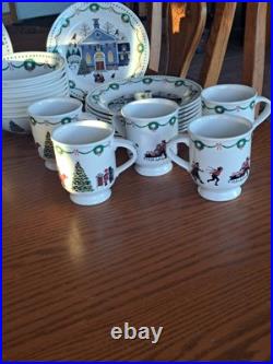 Nikko Americana Christmas Dinnerware Design By Charles Wysocki 31 Piece Grouping Nikko Americana Christmas Dinnerware Design By Charles Wysocki 31 Piece Grouping